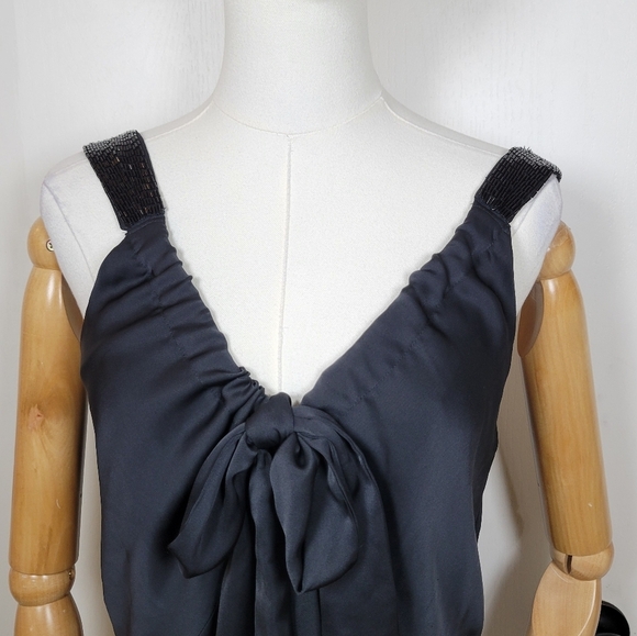 Ramy Brook Amy V-Neck Tie Tank Top Size XS - Picture 3 of 12